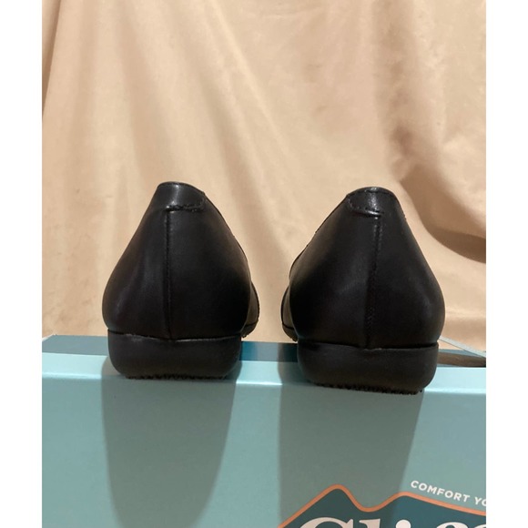 New Women's Cliffs by White Mountain Clara Black Flats Size 8 - Picture 5 of 9